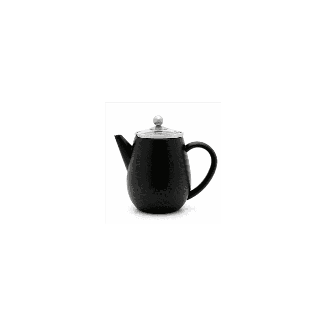Amefa Eva Double-walled Teapot 0.5l + Filter - Matt Black