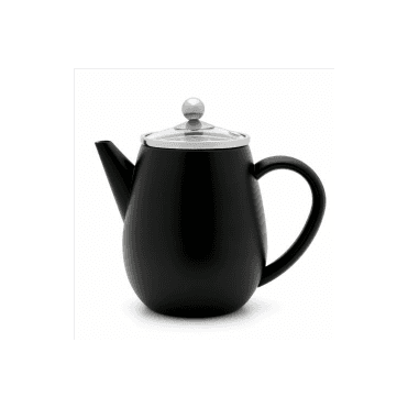 Eva Double-walled Teapot 0.5l + Filter - Matt Black