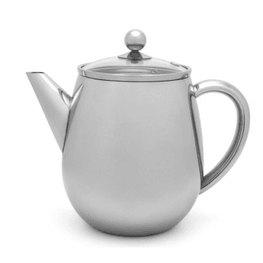 Eva Double-walled Teapot 0.5L + Filter - Matt Shiny / Gloss
