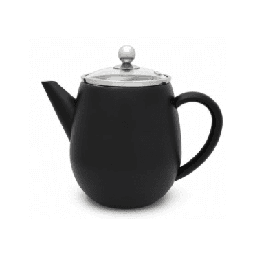 Eva Double-walled Teapot 1.1l + Filter - Matt Black