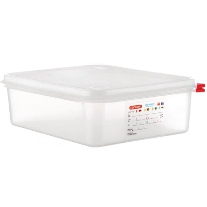 Araven  Gastro 1/2 - 100mm - 6.5L - With Lid (3033)