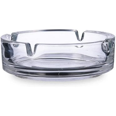 Clear Glass Ashtray 9cm (Box Of 24)