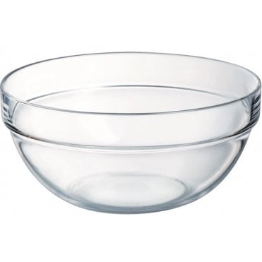 Stackable Glass Bowl 8" (200mm) (Box Of 12)