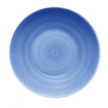 Blue Modern Rustic Deep Coupe Plate -12" (30cm) (Box Of 12)