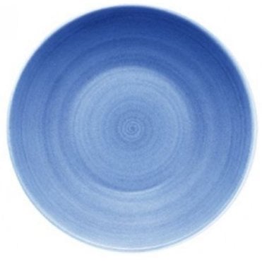 Blue Modern Rustic Deep Coupe Plate - 9.4" (24cm) (Box Of 12)