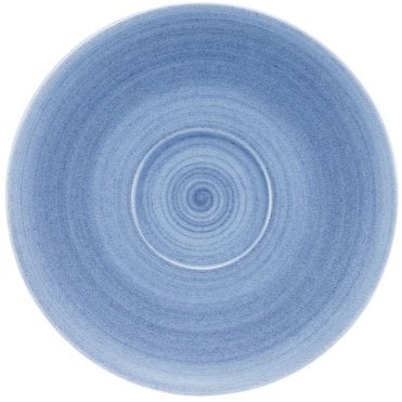 Blue Modern Rustic Saucer Coupe - 4.72" (12cm) (Box Of 12)