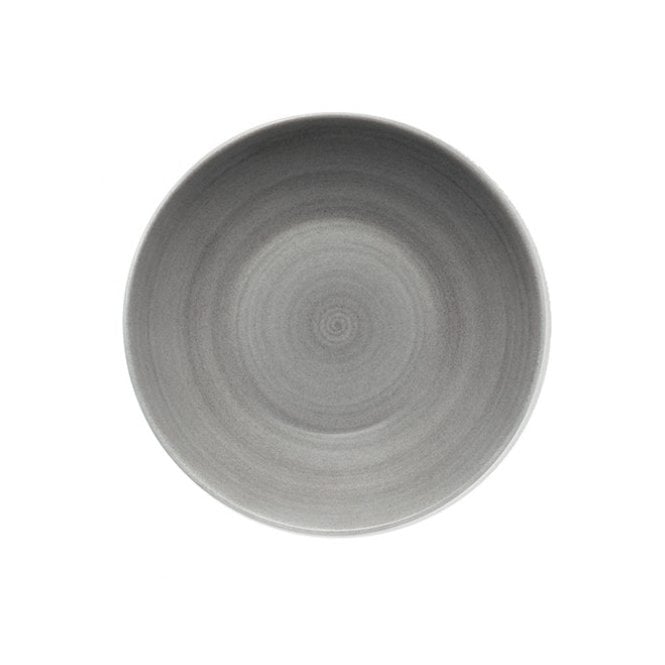 Artis Grey Modern Rustic Deep Coupe Plate - 12