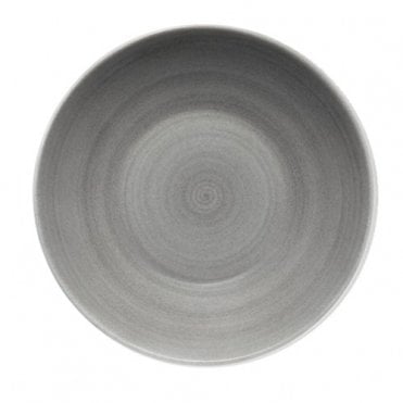 Grey Modern Rustic Deep Coupe Plate - 7" (18cm) (Box Of 12)
