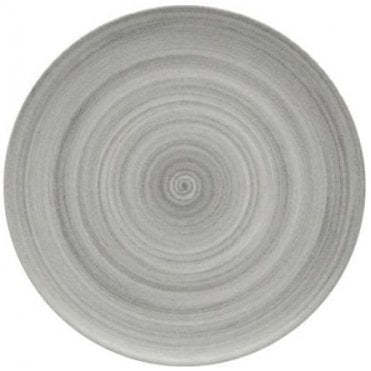 Grey Modern Rustic Flat Coupe Plate - 8" (20cm) (Box Of 12)