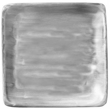 Grey Modern Rustic Flat Square Plate - 8.26" (21cm) (Box Of 12)