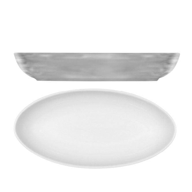 Artis Grey Modern Rustic Relish Dish Oval - 9