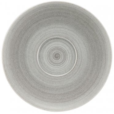 Grey Modern Rustic Saucer Coupe - 6" (15cm) (Box Of 12)
