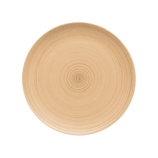 Artis Sand Modern Rustic Flat Coupe Plate - 8