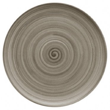 Wood Modern Rustic Flat Coupe Plate - 11" (28cm) (Box Of 12)