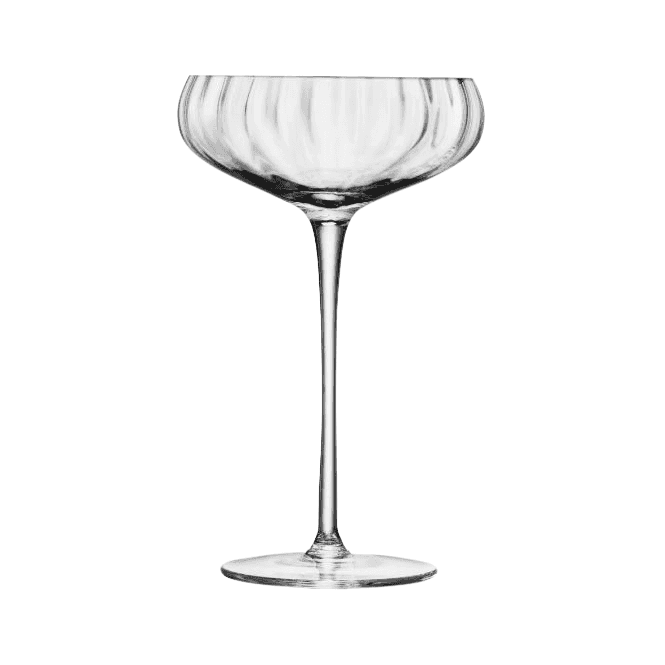 Aurelia Champagne Saucer 300ml Clear Optic (Set Of 2)