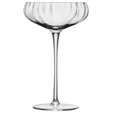 Aurelia Champagne Saucer 300ml Clear Optic (Set Of 2)
