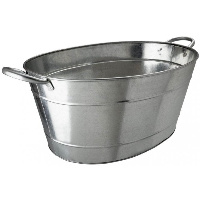 Beaumont 25L Galvanised Steel Beverage Tub