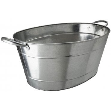 25L Galvanised Steel Beverage Tub