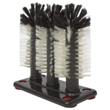 3 Brush Hedgehog Metal Base
