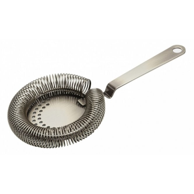 Beaumont Antique Brass Cocktail Strainer