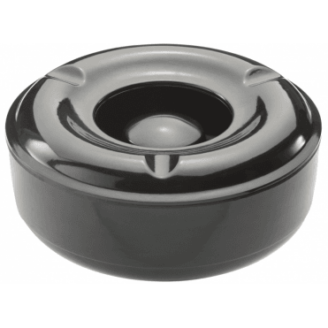 Black Windproof Ashtray