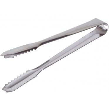 Ice Tongs Finger Type S/s (18cm / 7")
