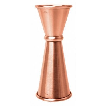 Mezclar Banded Jigger Copper Plated 25ml/35ml/50ml