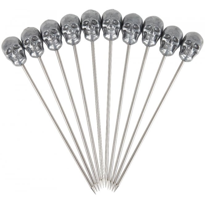 Beaumont Skull Garnish Pick (Pack Of 10)