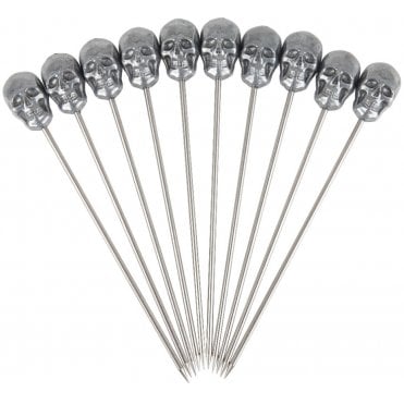 Skull Garnish Pick (Pack Of 10)