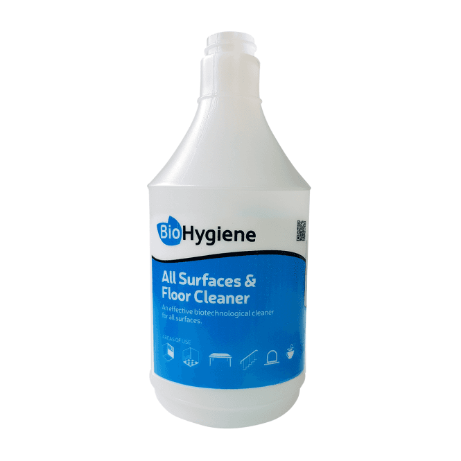 Biohygiene EMPTY All Surfaces And Floor Cleaner Trigger Bottle 750ml (Box Of 6)