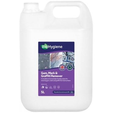 Biohygiene Gum, Mark And Grafitti Remover Rtu 5L (Box Of 2)