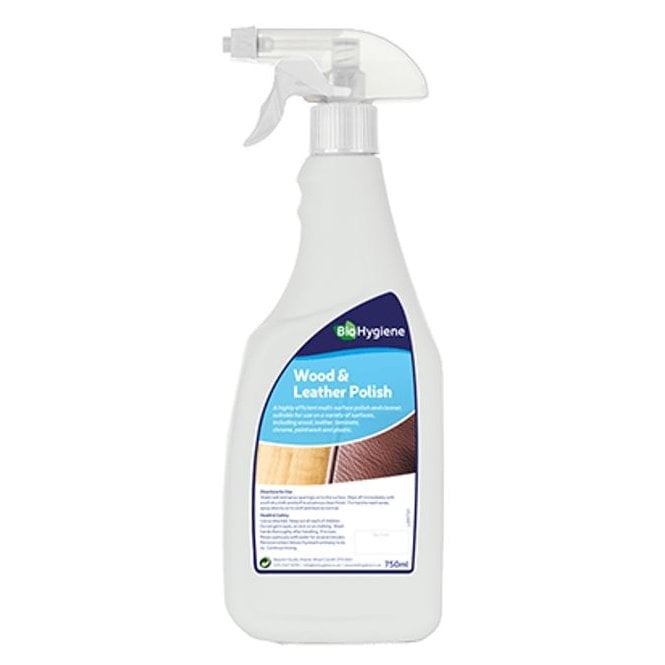 Biohygiene  Wood & Leather Polish 750ml (Box Of 6)