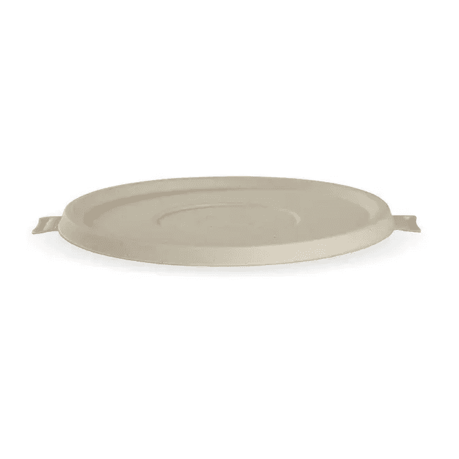 BioPak Biocane Natural Lid for 40oz BioBowl (Pack of 400)