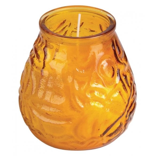 Bolsius Amber Candle Low Boy (Single) (Box Of 12)