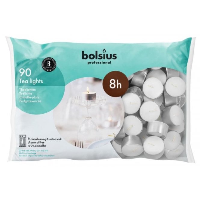 Bolsius Nightlights 8 Hour (Pack Of 90)