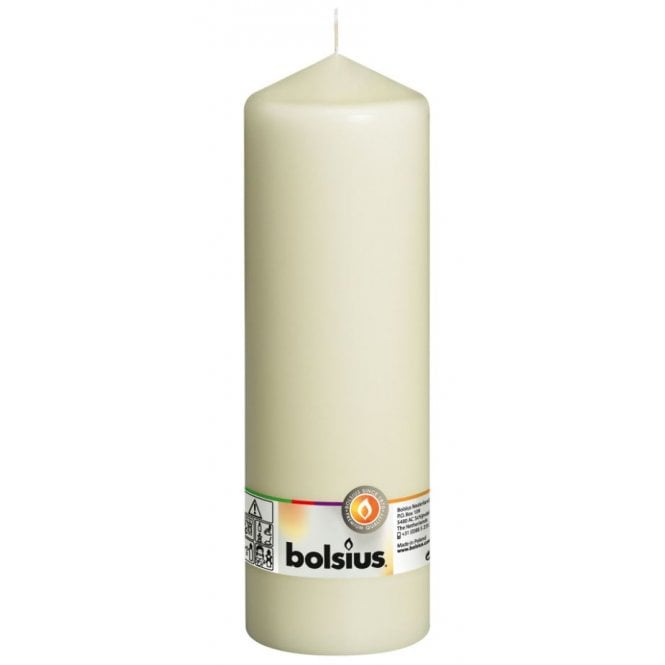 Bolsius Pillar Candles 80 X 250mm / 10 X 3