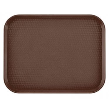 Fast Food Tray 45 x 35cm (18' X 14') Dark Brown