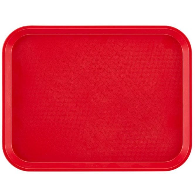 Cambro Fast Food Tray Red 41x30cm (16x12