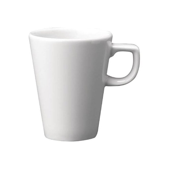 Churchill China Cafe Latte Mug White 280ml / 10oz (Box Of 12)