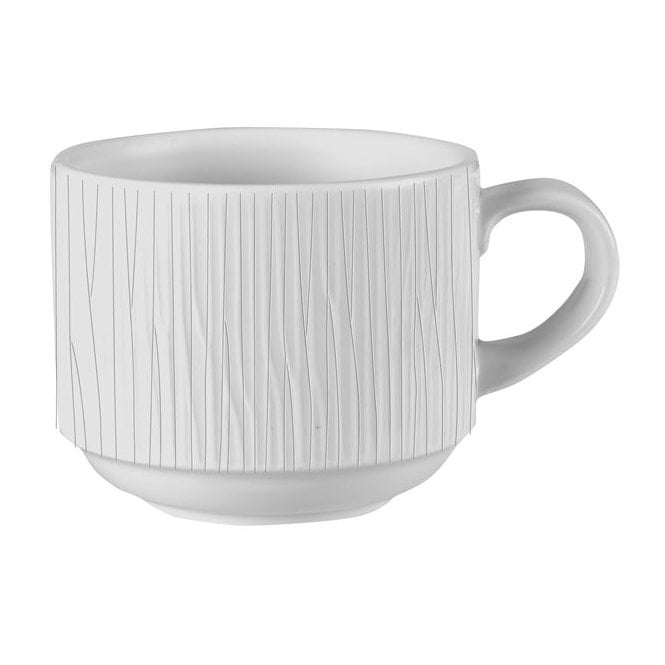 Churchill China Churchill Bamboo Stacking Cup 22cl, 8oz (Box Of 12)