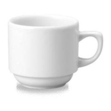 Coffee Cup Maple 115ml / 4oz White Churchill (Box Of 12)