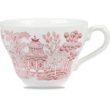 Cranberry Willow 7oz (19.8cl) Georgian Tea Cup Vintage Print (Box Of 12)