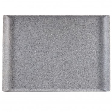 Granite Melamine Rectangluar Buffet Tray 53cm X 32.5cm / 20.88" X 12.75" (Box Of 2)