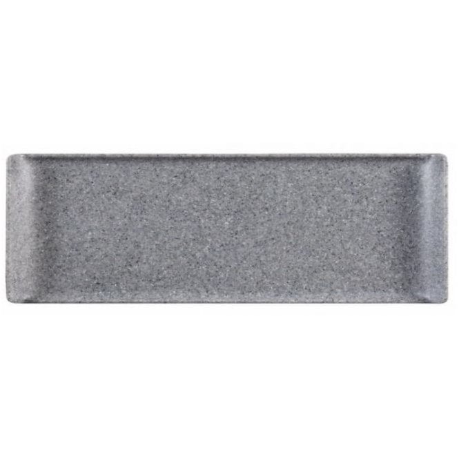 Churchill China Granite Melamine Rectangular Buffet Tray 56cm X 15.3cm / 22