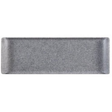 Granite Melamine Rectangular Buffet Tray 56cm X 15.3cm / 22" X 6" (Box Of 4)