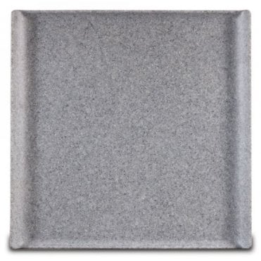 Granite Melamine Square Buffet Tray 30.3cm X 30.3cm / 11.88" X 11.88" (Box Of 4)