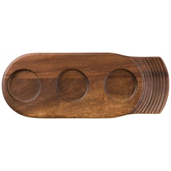 Churchill China Igneous Handled Wooden Presentation Tray Medium Single 35.5x14cm/14x5.5
