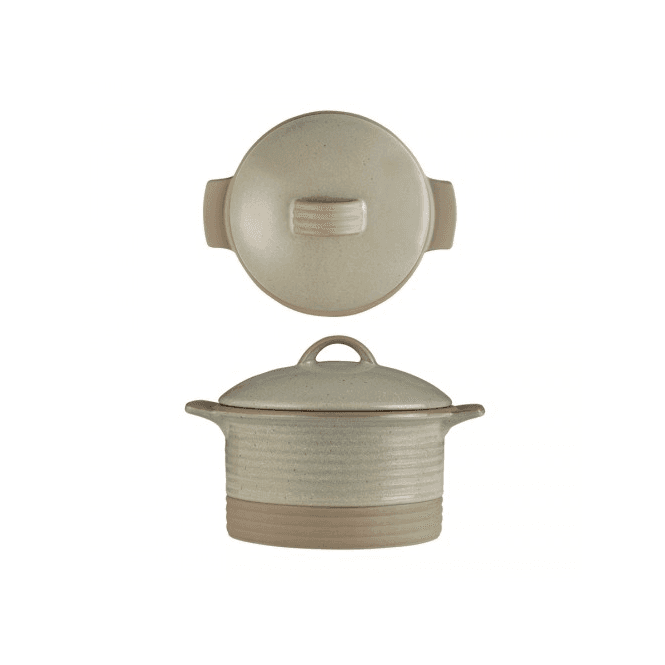 Churchill China Igneous Rustic Cocotte & Lid - 5.5 X 2.75