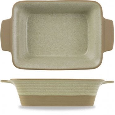 Igneous Rustic Rectangular Dish - 7 X 5" (17 X 13cm) / 17oz (48.3cl) (Box Of 6)