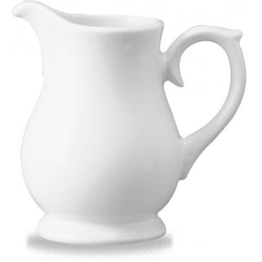 Jug 10oz/284ml White Churchill (Box Of 12)